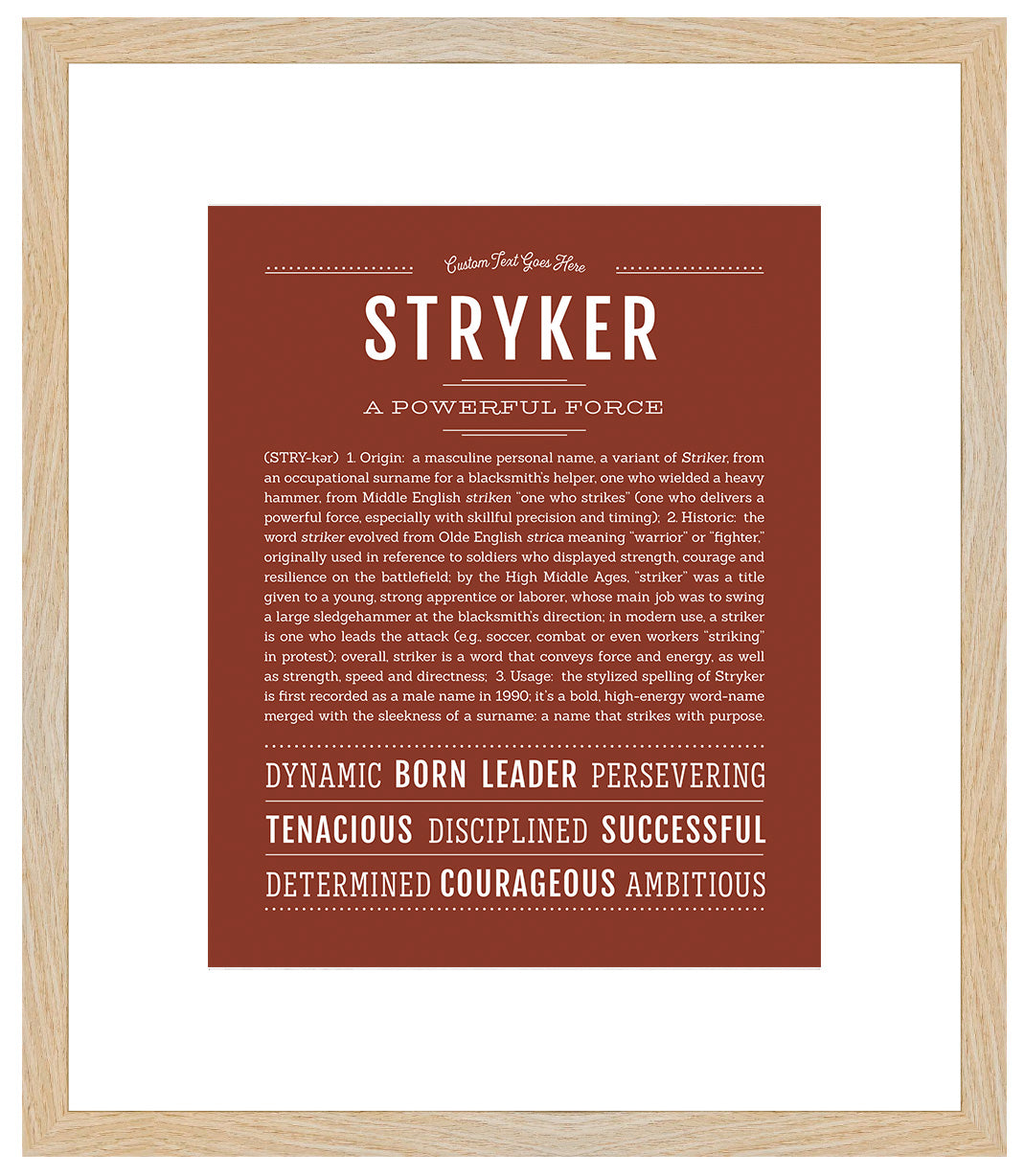 Frame Options | Bordeaux | Maple Frame, Matted