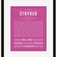 Frame Options | Dark Pink | Black Frame, Matted