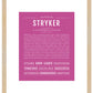 Frame Options | Dark Pink | Maple Frame, Matted