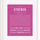 Frame Options | Dark Pink | White Frame, Matted
