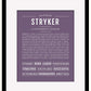Frame Options | Deep Purple | Black Frame, Matted