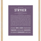 Frame Options | Deep Purple | Maple Frame, Matted