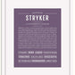 Frame Options | Deep Purple | White Frame, Matted
