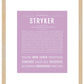 Frame Options | Lilac | Maple Frame, Matted