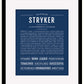 Frame Options | Midnight Blue | Black Frame, Matted