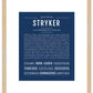 Frame Options | Midnight Blue | Maple Frame, Matted