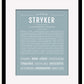 Frame Options | Powder Blue | Black Frame, Matted