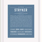 Frame Options | Steele Blue | White Frame, Matted