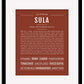 Sula | Name Art Print