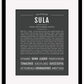 Sula | Name Art Print