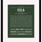 Sula | Name Art Print