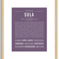 Sula | Name Art Print