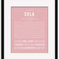 Sula | Name Art Print