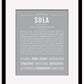 Sula | Name Art Print
