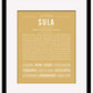 Sula | Name Art Print