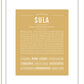 Sula | Name Art Print