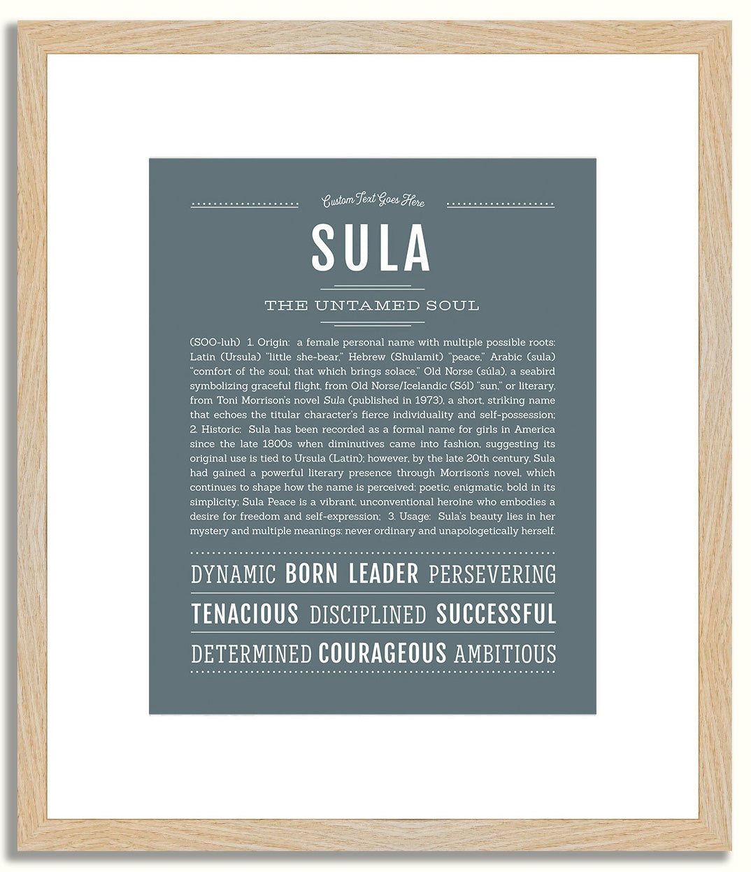 Sula | Name Art Print