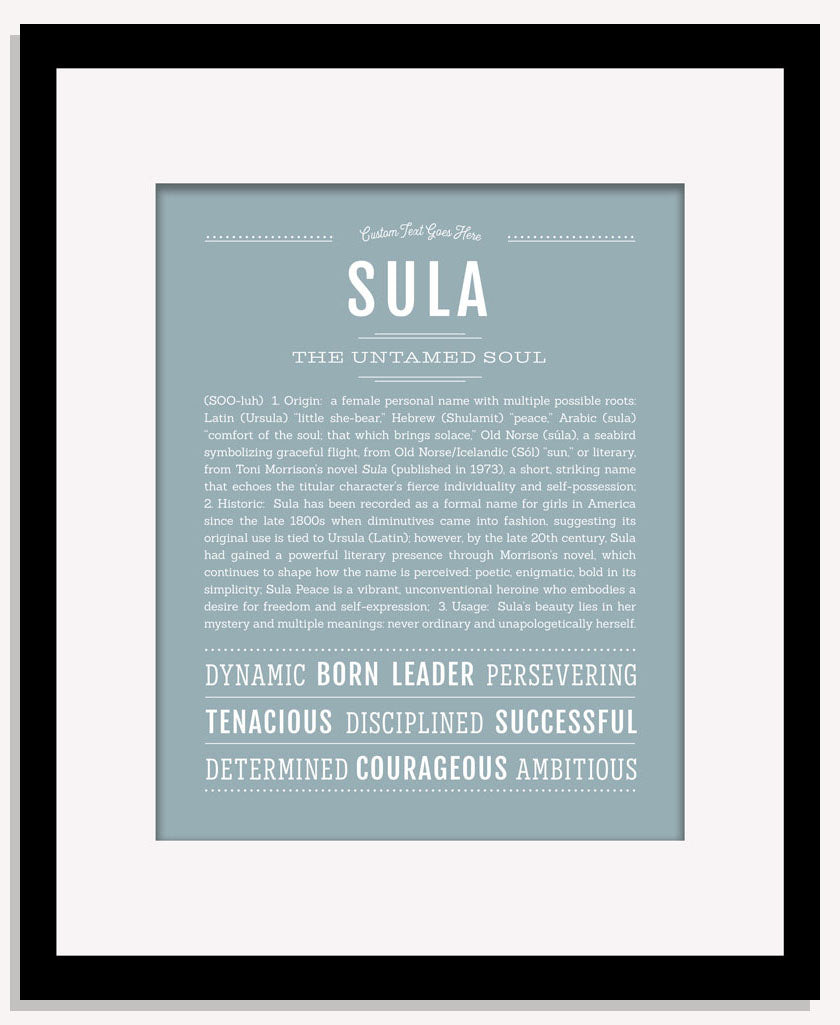 Sula | Name Art Print