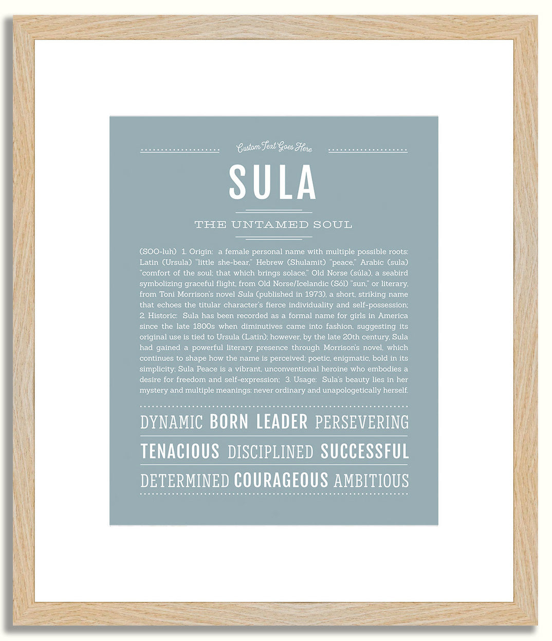 Sula | Name Art Print