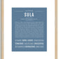 Sula | Name Art Print