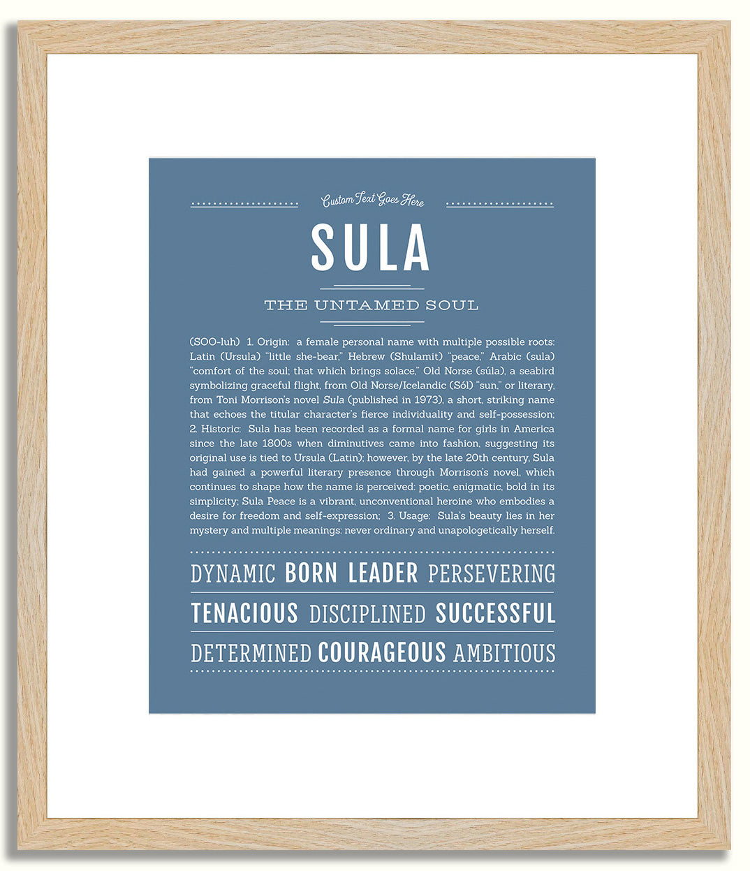 Sula | Name Art Print