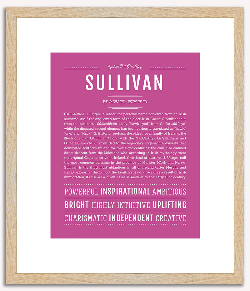 Sullivan | Name Art Print