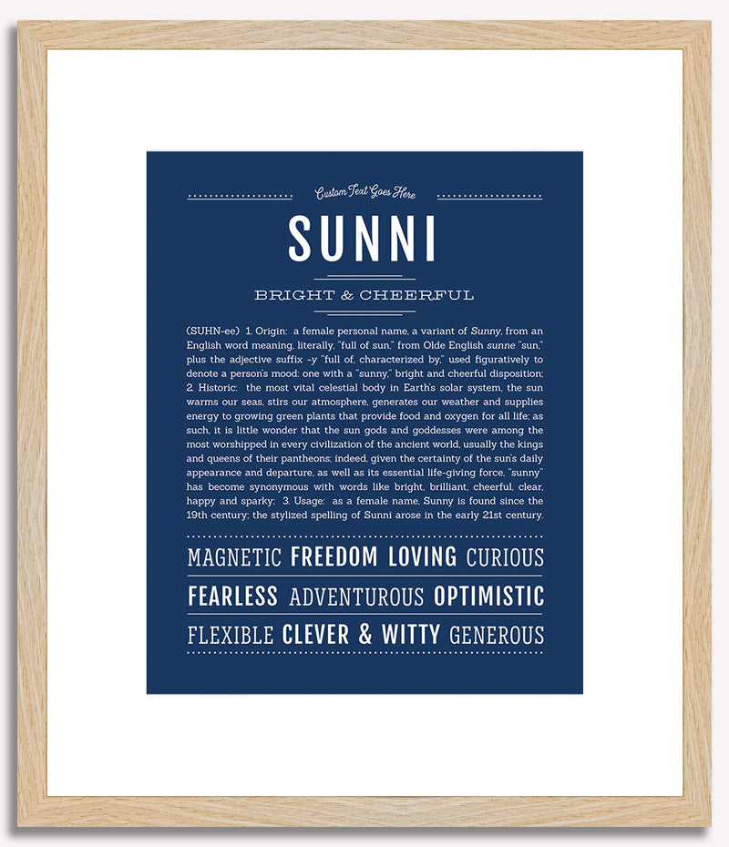 Sunni | Name Art Print