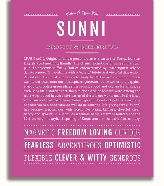 Frame Options | Dark Pink | No Frame