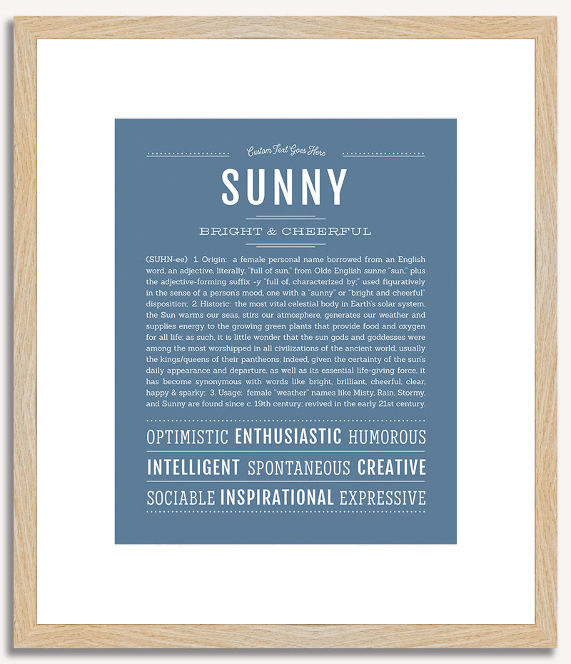 Sunny | Name Art Print