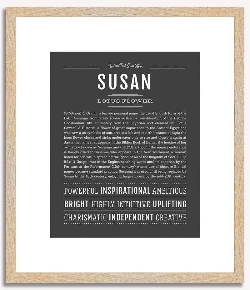 Susan | Name Art Print