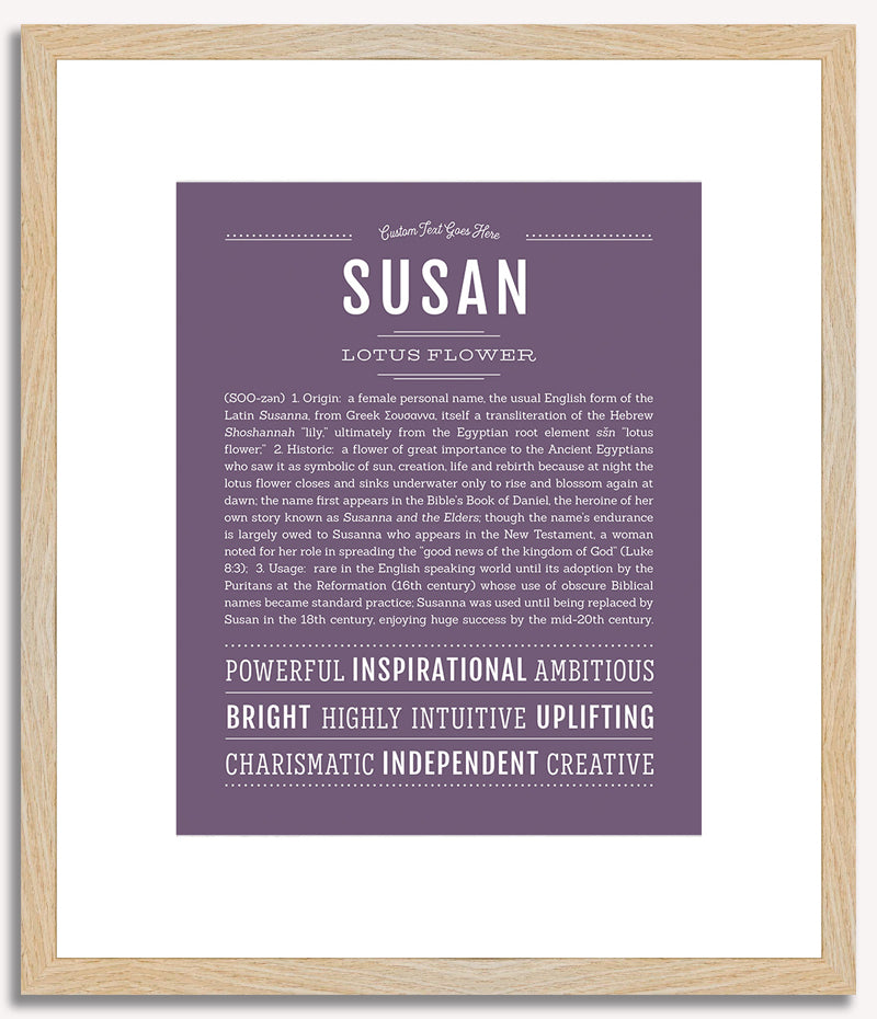 Susan | Name Art Print