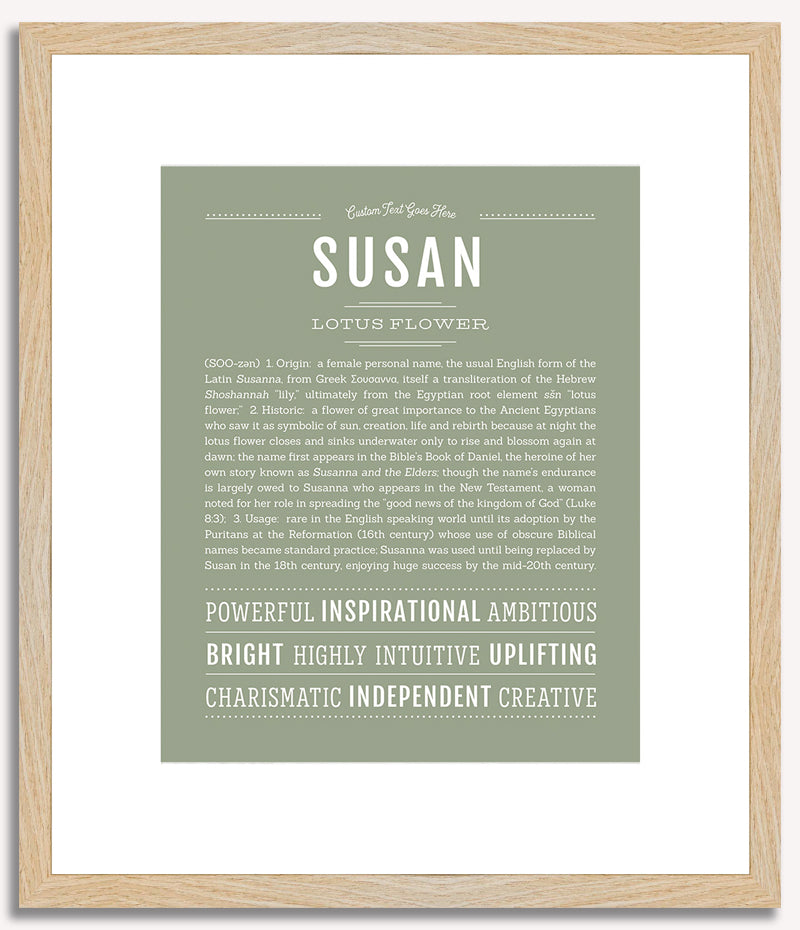 Susan | Name Art Print