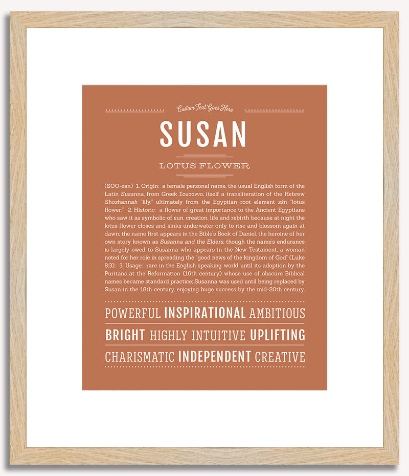 Susan | Name Art Print