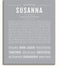 Susanna | Name Art Print – Name Stories