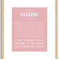 Susanne | Name Art Print