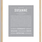 Susanne | Name Art Print