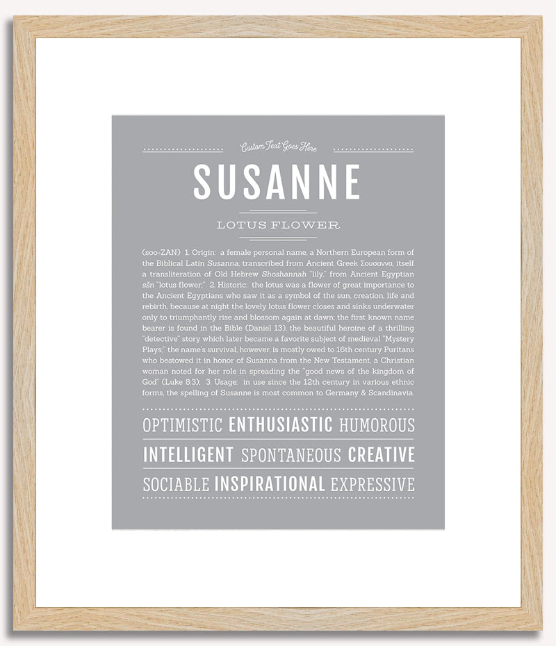 Susanne | Name Art Print