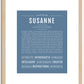 Susanne | Name Art Print