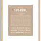 Susanne | Name Art Print