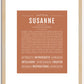 Susanne | Name Art Print