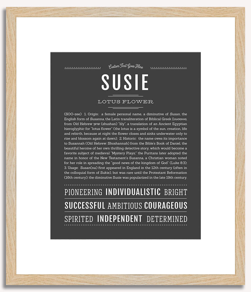 Susie | Name Art Print