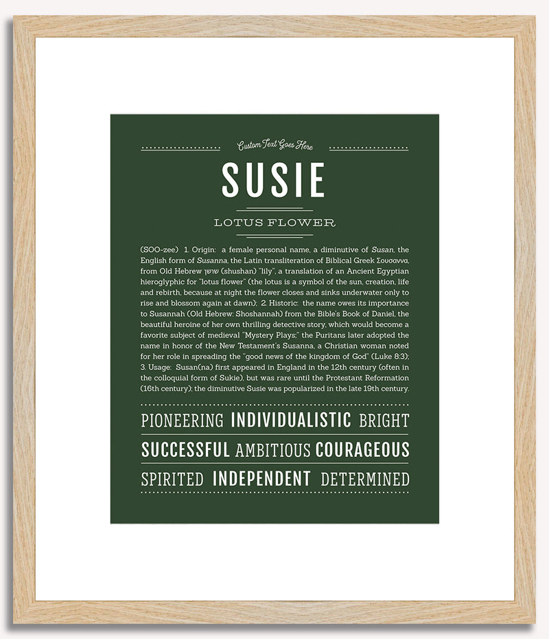 Susie | Name Art Print