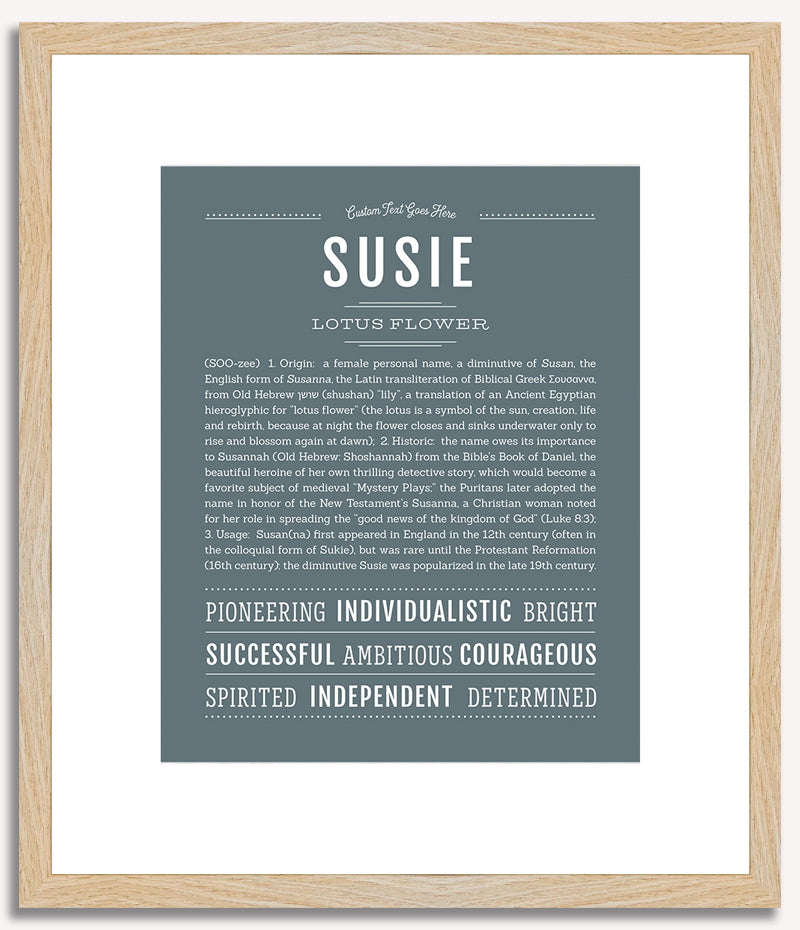 Susie | Name Art Print