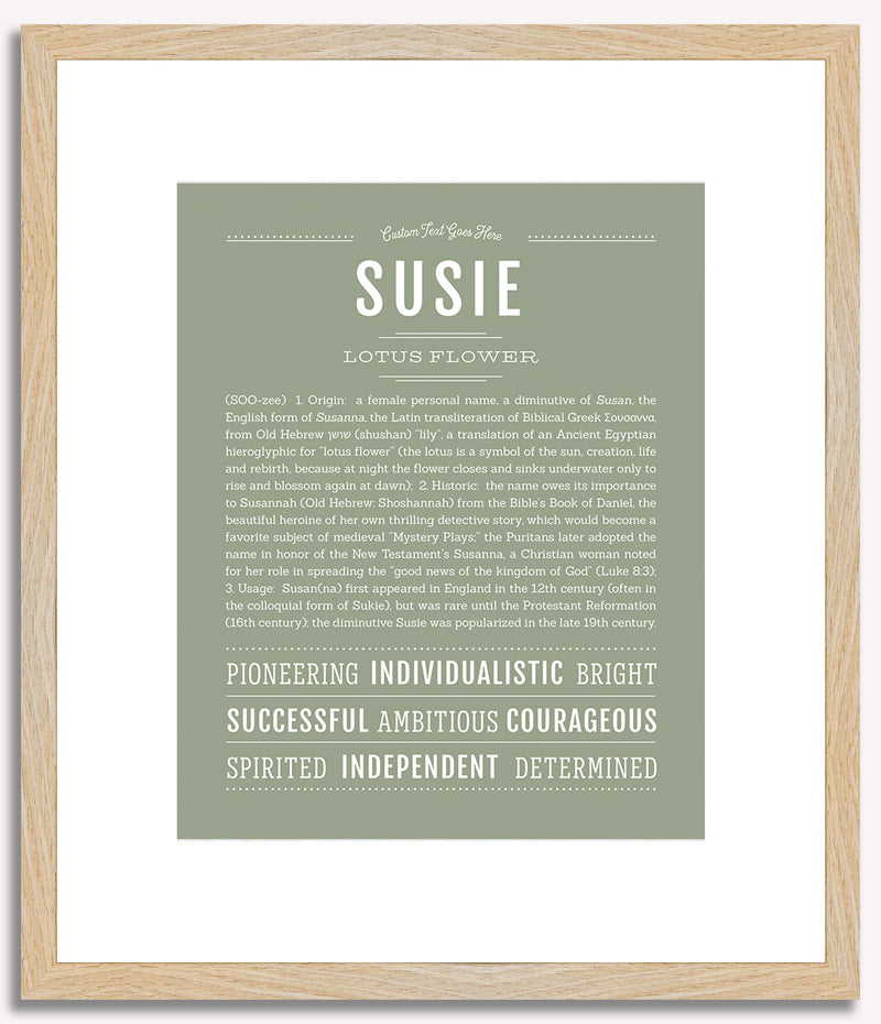 Susie | Name Art Print