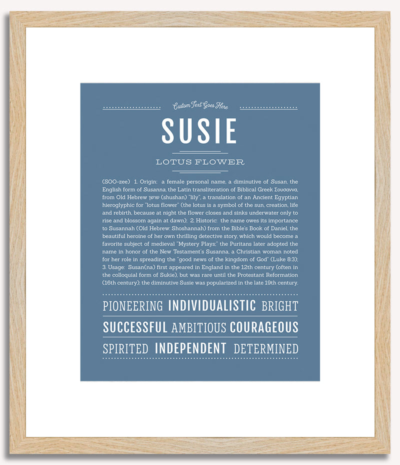 Susie | Name Art Print