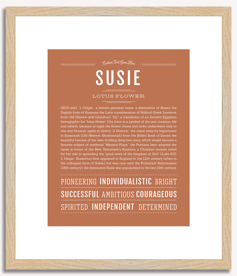 Susie | Name Art Print