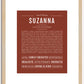 Suzanna | Name Art Print