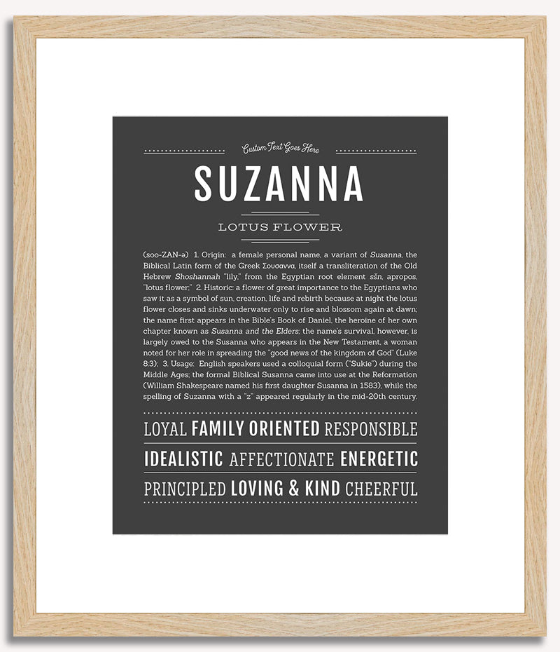 Suzanna | Name Art Print