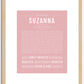 Suzanna | Name Art Print