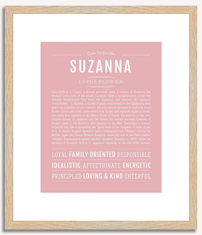 Suzanna | Name Art Print